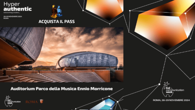 BEA Italia e BEA World: gli Oscar degli Eventi in scena a Roma seguono le linee guida della norma ISO 20121 per la gestione degli eventi sostenibili. Acquista il pass e partecipa alla Live Communication Week 2024