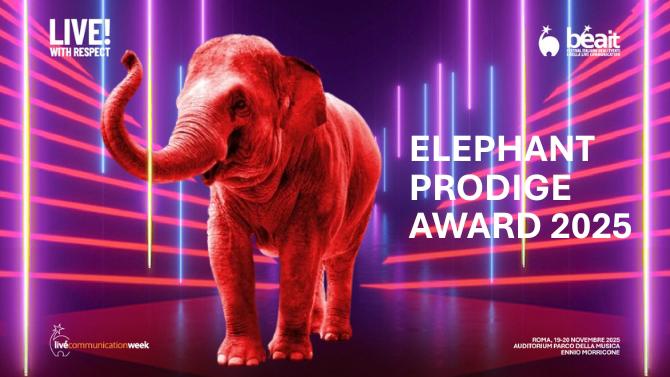 Al Bea Italia 2025 torna l'Elephant Prodige Award, il contest tra giovani talenti della event industry che si sfideranno su un brief aziendale